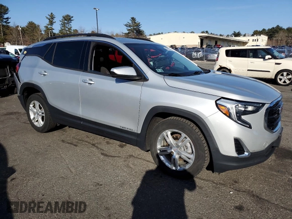 2020 GMC Terrain SLE with VIN 3GKALTEV6LL127834, listed as a Copart auction lot 48870615 with 67,860 mi miles and Salvage Title. Bid and sale history available at DreamBid. Image 4.