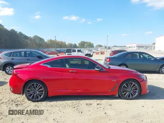 2017 Infiniti Q60 Red Sport 400 with VIN JN1FV7EK0HM610664, listed as a IAAI auction lot 40728910 with 89,817 mi miles and . Bid and sale history available at carsss.com. Image 13.