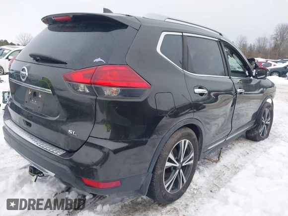 2017 Nissan Rogue SL with VIN 5N1AT2MT0HC813372, listed as a IAAI auction lot 41215661 with 109,101 mi miles and . Bid and sale history available at DreamBid. Image 4.