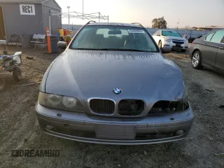 2002 BMW 5 Series 525iAT with VIN WBADS434X2GE10428, listed as a Copart auction lot 83689954 with 183,737 mi miles and Salvage Title. Bid and sale history available at carsss.com. Image 5.