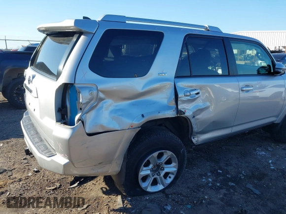 2017 Toyota 4Runner SR5 with VIN JTEZU5JR2H5153527, listed as a IAAI auction lot 41352819 with 109,868 mi miles and . Bid and sale history available at DreamBid. Image 6.