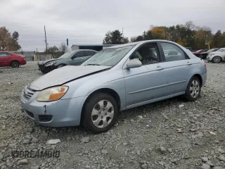 2007 Kia Spectra EX z VIN KNAFE121775433641, wystawiony jako Copart lot #78856554 z przebiegiem 180 272 mil mil oraz Szkoda całkowita • Salvage title. Historia ofert i sprzedaży dostępna na DreamBid. Obrazek 1.