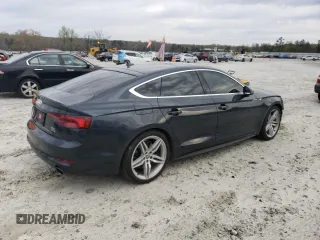 2018 Audi A5 Sportback Premium Plus with VIN WAUENCF59JA028433, listed as a Copart auction lot 48007004 with 75,045 mi miles. Bid and sale history available at carsss.com. Image 3.