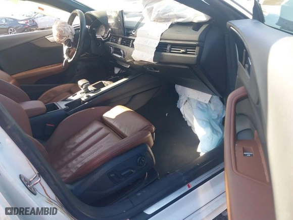 2021 Audi A5 Sportback S line Premium with VIN WAUDACF57MA015997, listed as a IAAI auction lot 41101922 with 80,515 mi miles. Bid and sale history available at carsss.com. Image 5.