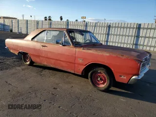 1969 Dodge Dart z VIN LL23A9B261455, wystawiony jako Copart lot #87534425 z przebiegiem 14 105 mil mil oraz Czysty tytuł • Clean title. Historia ofert i sprzedaży dostępna na DreamBid. Obrazek 4.