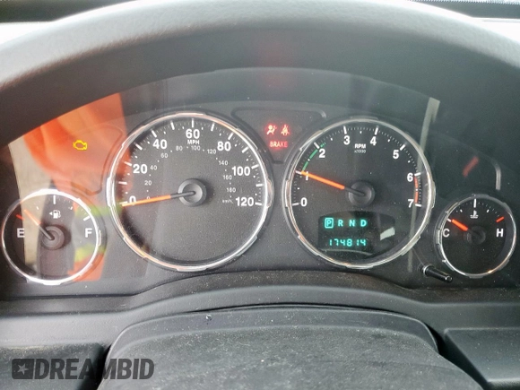 2012 Jeep Liberty Sport z VIN 1C4PJLAK0CW165917, wystawiony jako Copart lot #58776035 z przebiegiem 174 814 mil mil oraz Szkoda całkowita • Salvage title. Historia ofert i sprzedaży dostępna na DreamBid. Obrazek 9.