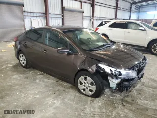 2017 Kia Forte LX with VIN 3KPFK4A78HE130912, listed as a Copart auction lot 48276405 with 0 mi miles and Salvage Title. Bid and sale history available at carsss.com. Image 4.