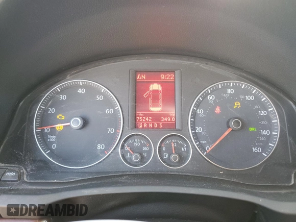 2009 Volkswagen Eos Lux с VIN WVWFA71F99V011940, выставлен на аукционе Copart как лот 48558885 с пробегом 75 242 миль миль и Списание • Salvage title. История ставок и продаж доступна на DreamBid. Изображение 9.