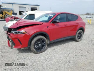 2023 Dodge Hornet GT with VIN ZACNDFAN8P3A02422, listed as a Copart auction lot 50634695 with 17,584 mi miles and Salvage Title. Bid and sale history available at carsss.com. Image 1.