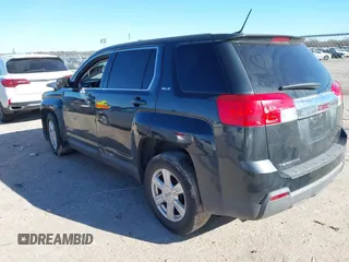 2014 GMC Terrain SLE with VIN 2GKALMEK9E6150768, listed as a IAAI auction lot 41162267 with Not Provided miles. Bid and sale history available at carsss.com. Image 3.