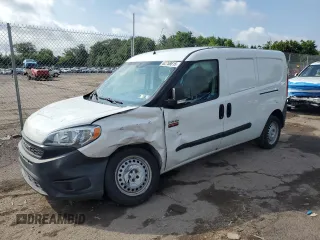 2020 Ram ProMaster City Cargo Tradesman with VIN ZFBHRFAB0L6P35643, listed as a Copart auction lot 62758615 with 18,107 mi miles and Salvage title. Bid and sale history available at DreamBid. Image 1.