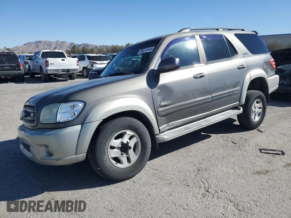 2003 Toyota Sequoia SR5 with VIN 5TDZT34A93S201187, listed as a Copart auction lot 46614545 with 232,580 mi miles and Salvage Title. Bid and sale history available at carsss.com. Image 1.