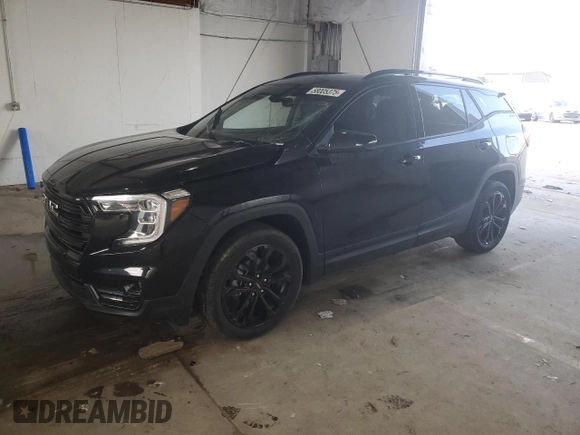 2022 GMC Terrain SLT with VIN 3GKALPEV8NL249461, listed as a Copart auction lot 58005375 with 26,754 mi miles and Salvage title. Bid and sale history available at DreamBid. Image 1.