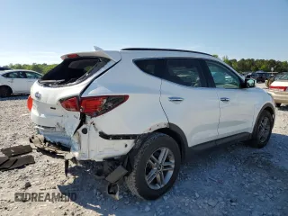 2018 Hyundai Santa Fe 2.4L with VIN 5XYZU3LB1JG537076, listed as a Copart auction lot 52724355 with 63,863 mi miles and Salvage title. Bid and sale history available at DreamBid. Image 3.