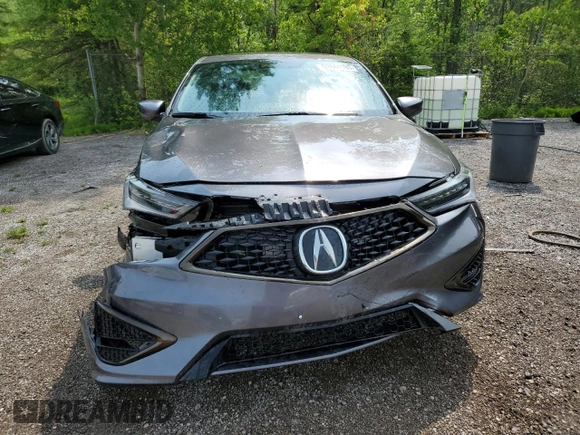 2020 Acura ILX Premium with VIN 19UDE2F87LA800757, listed as a Copart auction lot 57841185 with 37,171 mi miles and Salvage title. Bid and sale history available at DreamBid. Image 5.