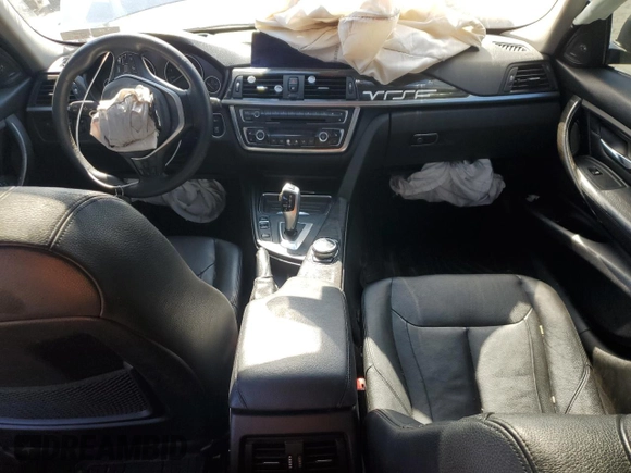 2014 BMW 3 Series 335i xDrive with VIN WBA3B9G57ENR91797, listed as a Copart auction lot 53724325 with 164,279 mi miles and Salvage Title. Bid and sale history available at DreamBid. Image 8.