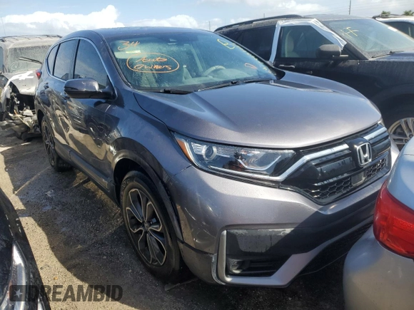 2020 Honda CR-V EX-L with VIN 5J6RW1H85LL005097, listed as a Copart auction lot 74837054 with 34,251 mi miles and Non Repairable. Bid and sale history available at carsss.com. Image 4.