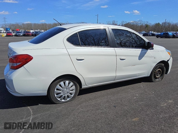 2017 Mitsubishi Mirage G4 ES with VIN ML32F3FJ6HH001016, listed as a Copart auction lot 46874825 with 100,419 mi miles and Clean Title. Bid and sale history available at carsss.com. Image 3.
