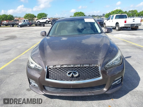 2017 Infiniti Q50 3.0t Premium with VIN JN1EV7AP5HM740257, listed as a IAAI auction lot 41521837 with 78,763 mi miles. Bid and sale history available at carsss.com. Image 6.