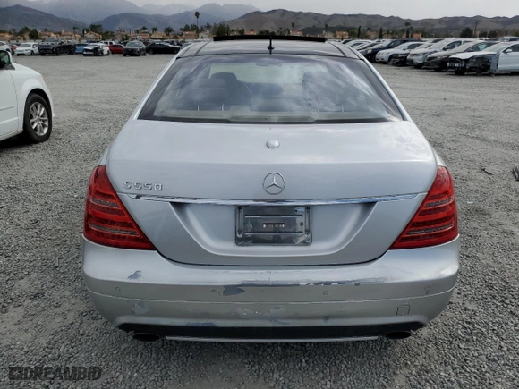 2007 Mercedes-Benz S-Class 5.5L V8 with VIN WDDNG71X67A084308, listed as a Copart auction lot 46955115 with 128,781 mi miles and Salvage Title. Bid and sale history available at carsss.com. Image 6.