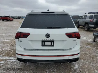 2022 Volkswagen Tiguan SE R-Line Black with VIN 3VVCB7AX0NM045036, listed as a Copart auction lot 45186875 with 65,336 mi miles and Salvage Title. Bid and sale history available at carsss.com. Image 6.