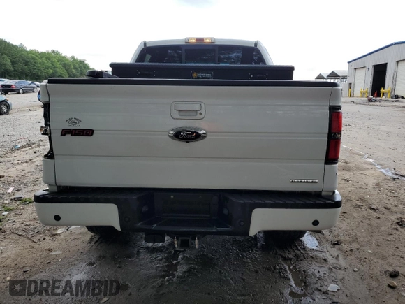2014 Ford F-150 XL with VIN 1FTFW1EF4EFB77909, listed as a Copart auction lot 60409575 with 201,434 mi miles and Salvage title. Bid and sale history available at DreamBid. Image 6.