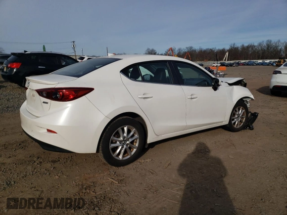2015 Mazda 3 i Grand Touring with VIN JM1BM1W70F1234004, listed as a Copart auction lot 46034045 with 106,514 mi miles and Salvage Title. Bid and sale history available at DreamBid. Image 3.