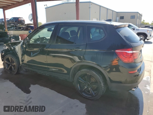 2017 BMW X3 xDrive28i with VIN 5UXWX9C35H0W80200, listed as a Copart auction lot 43556204 with 80,252 mi miles and Clean Title. Bid and sale history available at DreamBid. Image 2.