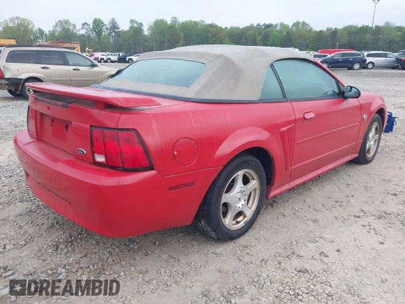 2004 Ford Mustang Deluxe with VIN 1FAFP44694F196850, listed as a IAAI auction lot 41917890 with 146,585 mi miles. Bid and sale history available at carsss.com. Image 4.