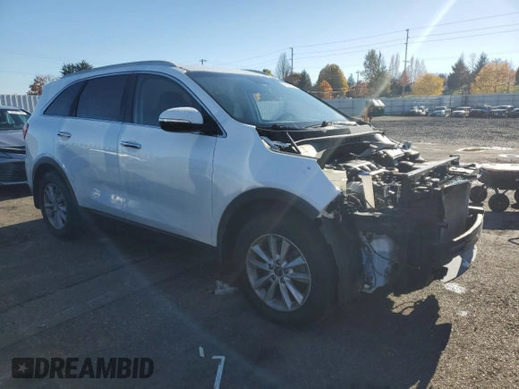 2019 Kia Sorento LX V6 with VIN 5XYPG4A52KG464285, listed as a Copart auction lot 79260864 with 76,837 mi miles and Salvage Title. Bid and sale history available at carsss.com. Image 4.