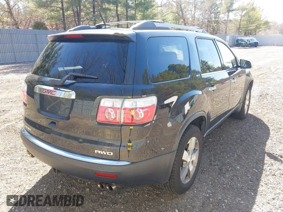 2011 GMC Acadia SLT1 with VIN 1GKKVRED2BJ211678, listed as a IAAI auction lot 41772208 with 147,485 mi miles and . Bid and sale history available at DreamBid. Image 4.