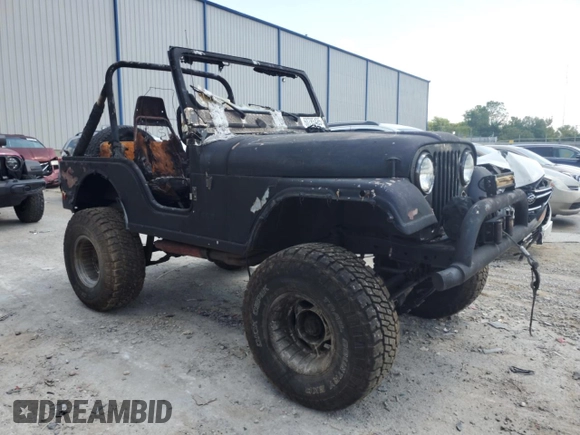 1978 Jeep Wrangler with VIN J8F83AH120742, listed as a Copart auction lot 60785485 with Not provided miles and Non repairable. Bid and sale history available at DreamBid. Image 4.