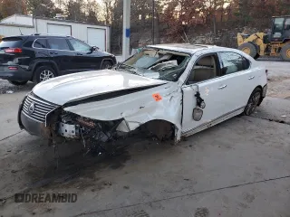 2014 Lexus LS 460 L with VIN JTHGL5EF7E5053268, listed as a Copart auction lot 83694764 with Not provided miles and Salvage title. Bid and sale history available at DreamBid. Image 1.