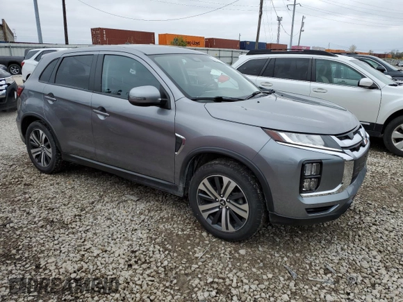 2021 Mitsubishi Outlander Sport ES with VIN JA4ARUAU0MU021040, listed as a Copart auction lot 52519465 with 60,454 mi miles and Salvage Title. Bid and sale history available at carsss.com. Image 4.