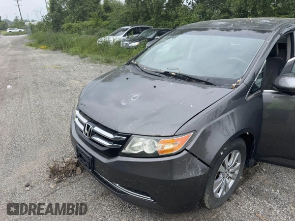 2014 Honda Odyssey EX z VIN 5FNRL5H43EB110147, wystawiony jako IAAI lot #42447601 z przebiegiem Nie podano mil oraz . Historia ofert i sprzedaży dostępna na DreamBid. Obrazek 10.
