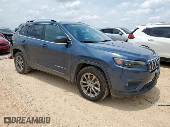 2019 Jeep Cherokee Latitude Plus z VIN 1C4PJLLB5KD383813, wystawiony jako Copart lot #59374655 z przebiegiem 45 506 mil mil oraz Szkoda całkowita • Salvage title. Historia ofert i sprzedaży dostępna na DreamBid. Obrazek 4.