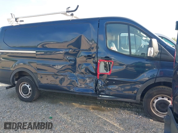 2023 Ford Transit Cargo with VIN 1FTBR1Y84PKB55342, listed as a IAAI auction lot 41511478 with 27,688 mi miles and . Bid and sale history available at DreamBid. Image 6.