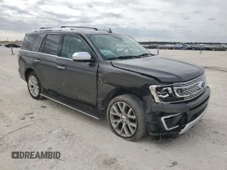 2018 Ford Expedition Platinum with VIN 1FMJU1MT0JEA50142, listed as a Copart auction lot 76636394 with 138,469 mi miles and Salvage Title. Bid and sale history available at carsss.com. Image 4.