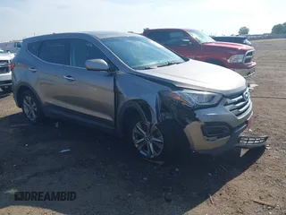 2014 Hyundai Santa Fe with VIN 5XYZT3LB8EG205337, listed as a IAAI auction lot 42593385 with 198,066 mi miles and . Bid and sale history available at DreamBid. Image 1.