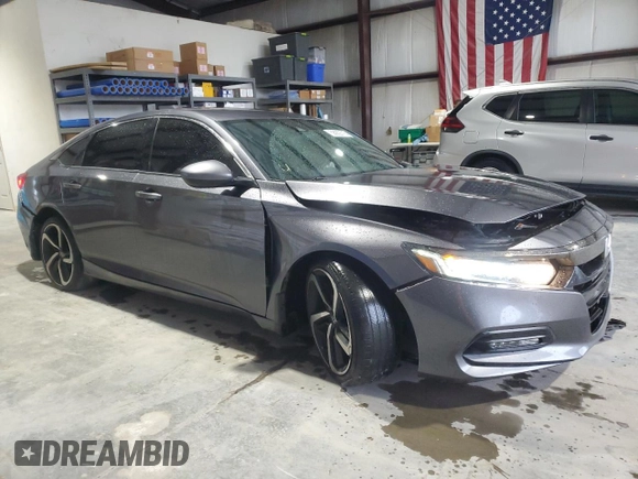 2020 Honda Accord Sport with VIN 1HGCV2F39LA009405, listed as a Copart auction lot 58902715 with 77,430 mi miles and Salvage title. Bid and sale history available at DreamBid. Image 4.