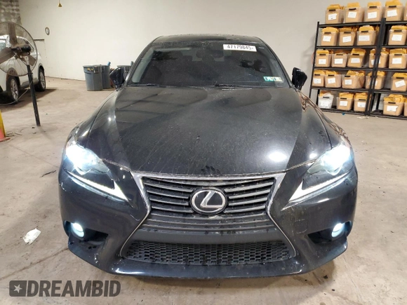 2015 Lexus IS 250 with VIN JTHCF1D21F5017770, listed as a Copart auction lot 47179845 with 171,876 mi miles and Salvage Title. Bid and sale history available at DreamBid. Image 5.