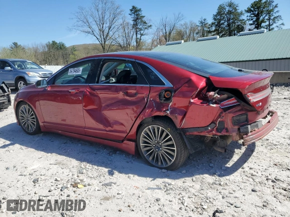 2016 Lincoln MKZ Hybrid with VIN 3LN6L2LUXGR603264, listed as a Copart auction lot 54794685 with 127,455 mi miles and Salvage title. Bid and sale history available at DreamBid. Image 2.