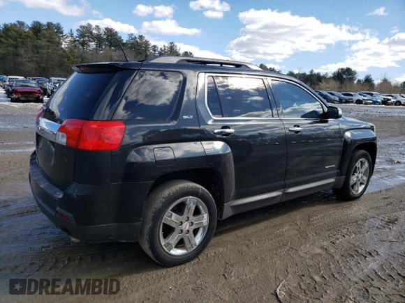 2013 GMC Terrain SLT with VIN 2GKFLUE33D6237532, listed as a Copart auction lot 47195035 with 124,891 mi miles and Clean Title. Bid and sale history available at carsss.com. Image 3.