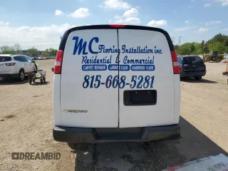 2017 Chevrolet Express Cargo с VIN 1GCZGHFG4H1307974, выставлен на аукционе Copart как лот 56925625 с пробегом 146 424 миль миль и Списание • Salvage title. История ставок и продаж доступна на DreamBid. Изображение 6.