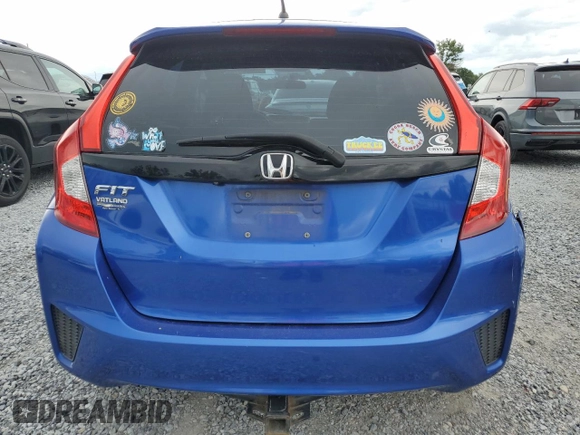 2015 Honda Fit LX with VIN 3HGGK5H50FM726275, listed as a Copart auction lot 56564315 with 123,082 mi miles and Salvage title. Bid and sale history available at DreamBid. Image 6.