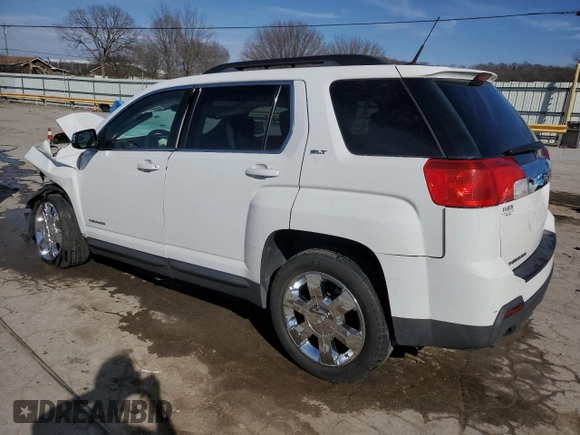 2012 GMC Terrain SLT-1 with VIN 2GKFLUE57C6395792, listed as a Copart auction lot 46750335 with 100,996 mi miles and Salvage Title. Bid and sale history available at carsss.com. Image 2.