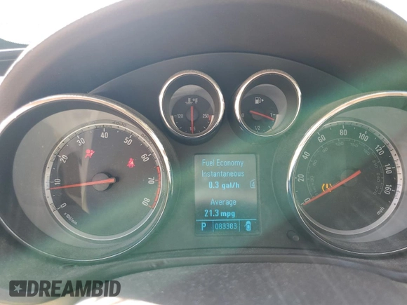 2011 Buick Regal CXL RL6 with VIN W04GU5GC2B1011606, listed as a Copart auction lot 48031465 with 83,383 mi miles and Salvage Title. Bid and sale history available at carsss.com. Image 9.