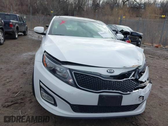 2015 Kia Optima EX with VIN 5XXGN4A73FG438313, listed as a IAAI auction lot 41699954 with 76,584 mi miles. Bid and sale history available at carsss.com. Image 11.