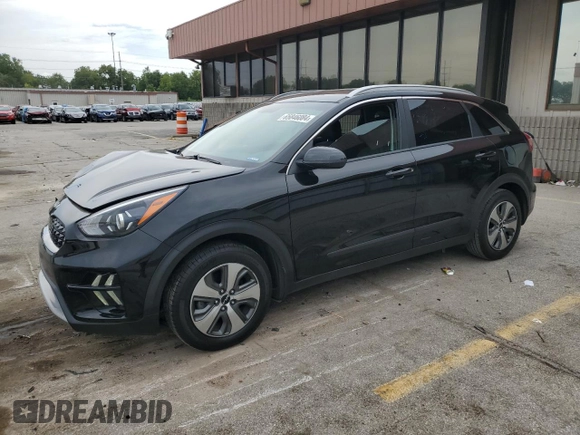 2022 Kia Niro LX with VIN KNDCB3LCXN5507206, listed as a Copart auction lot 65846084 with 29,197 mi miles and Salvage Title. Bid and sale history available at carsss.com. Image 1.