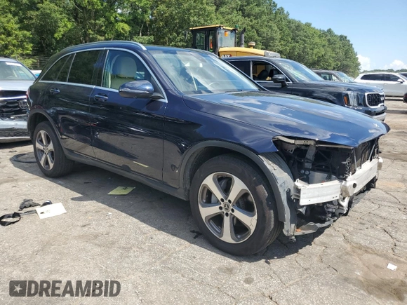 2018 Mercedes-Benz GLC 300 with VIN WDC0G4JBXJV057047, listed as a Copart auction lot 64453315 with 63,320 mi miles and Salvage title. Bid and sale history available at DreamBid. Image 4.